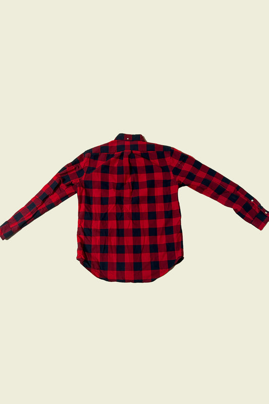 Ralph Lauren Shirt Red/Black Checkered Size M