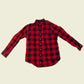 Ralph Lauren Shirt Red/Black Checkered Size M