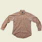 Ralph Lauren Shirt Orange Checkered Size M