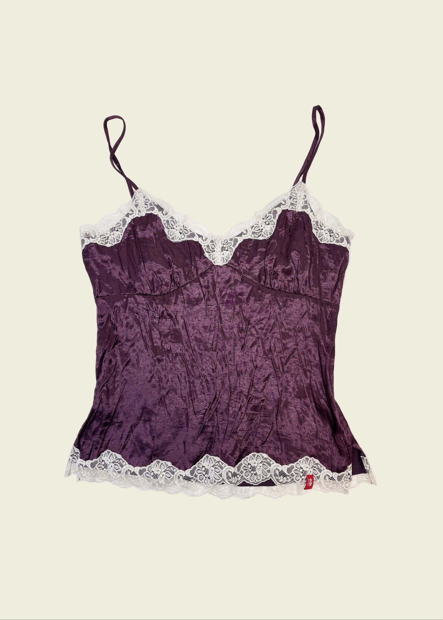 Vintage y2k purple lace cami (S)