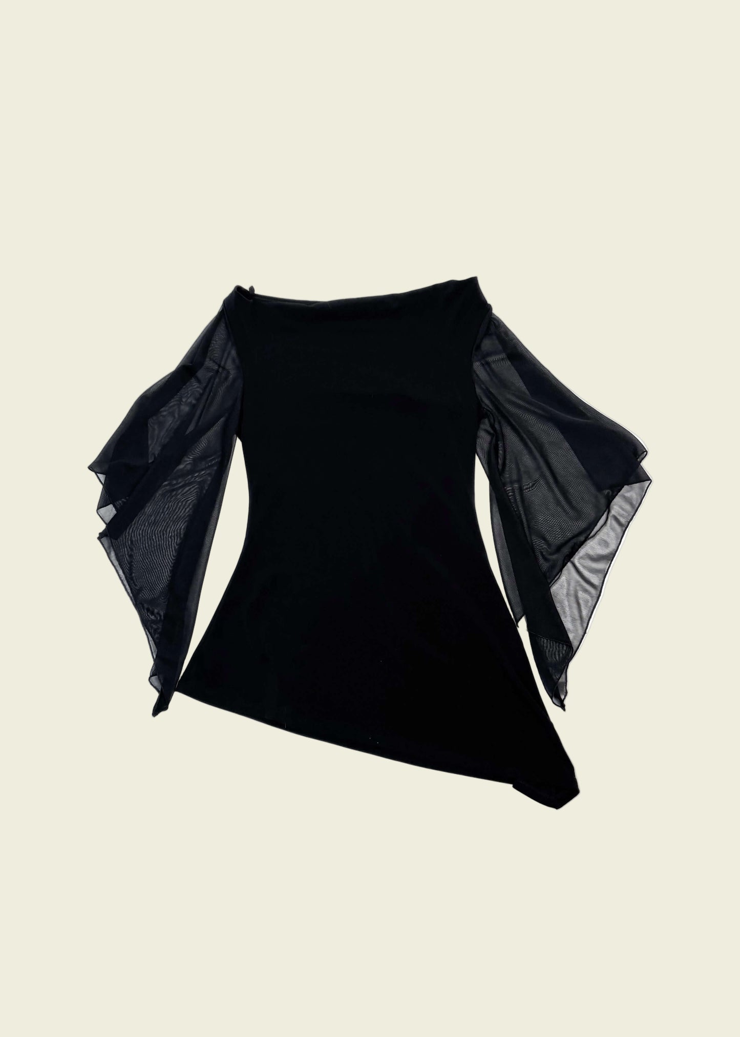 Vintage y2k asymmetric blouse (S/M)