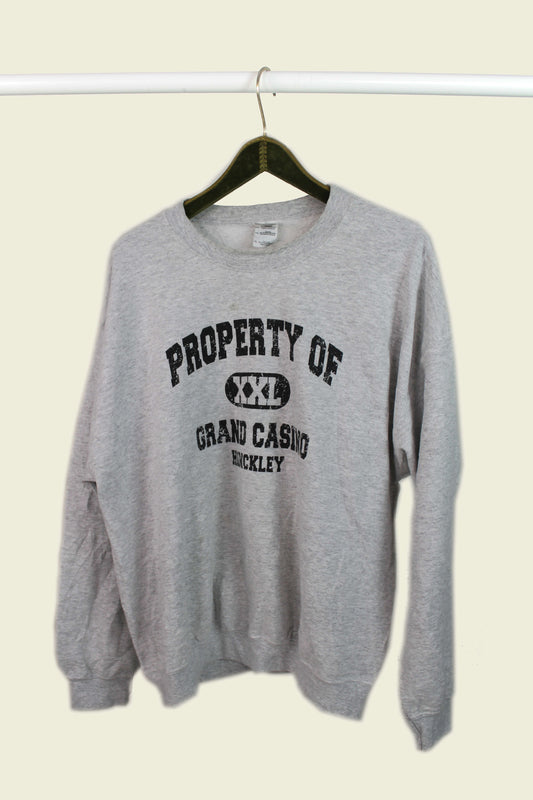 Vintage Sweatshirt Grand Casino Hinckley Size XL