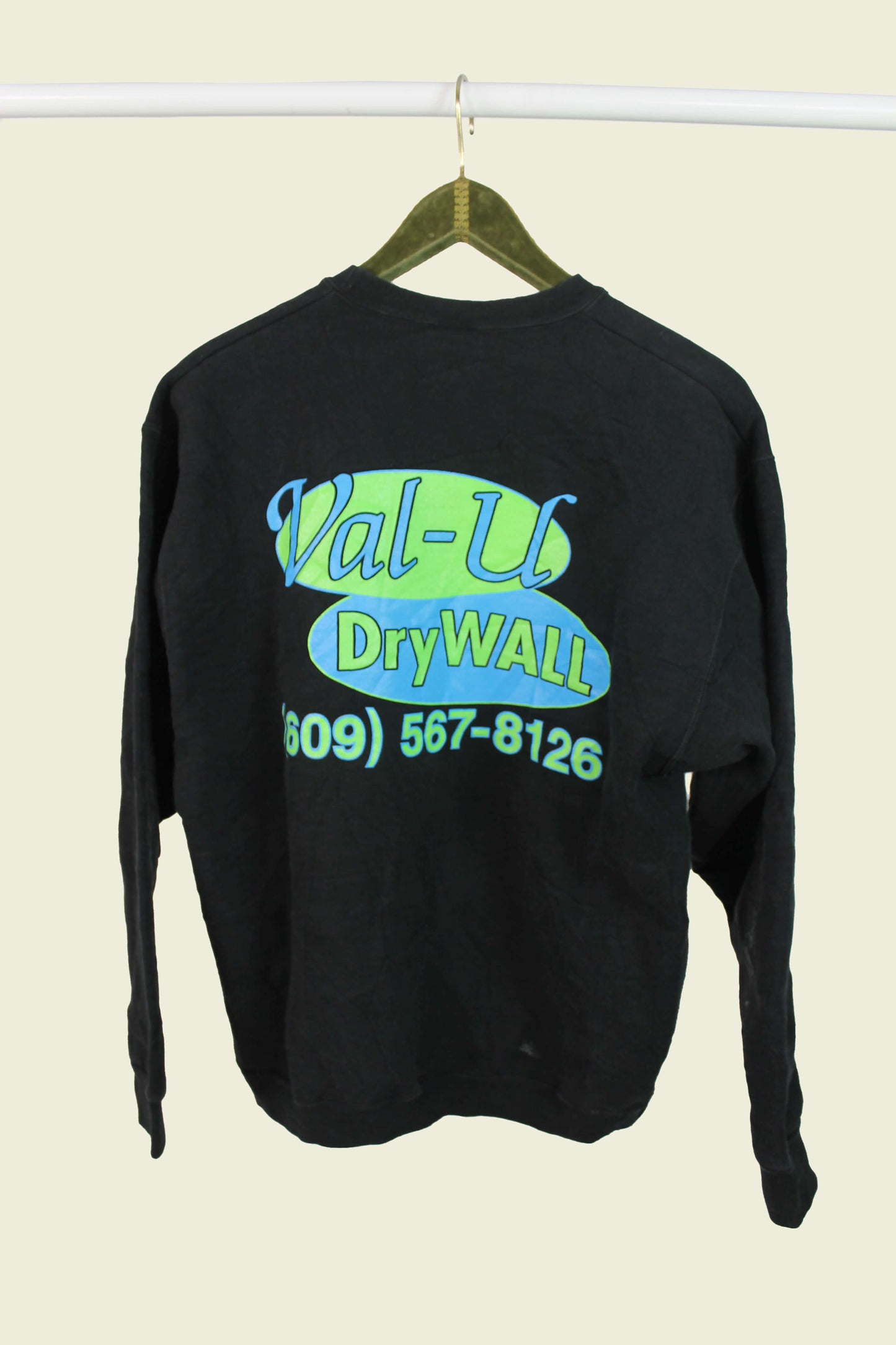 Vintage Sweatshirt Val-U Dry Wall Size L