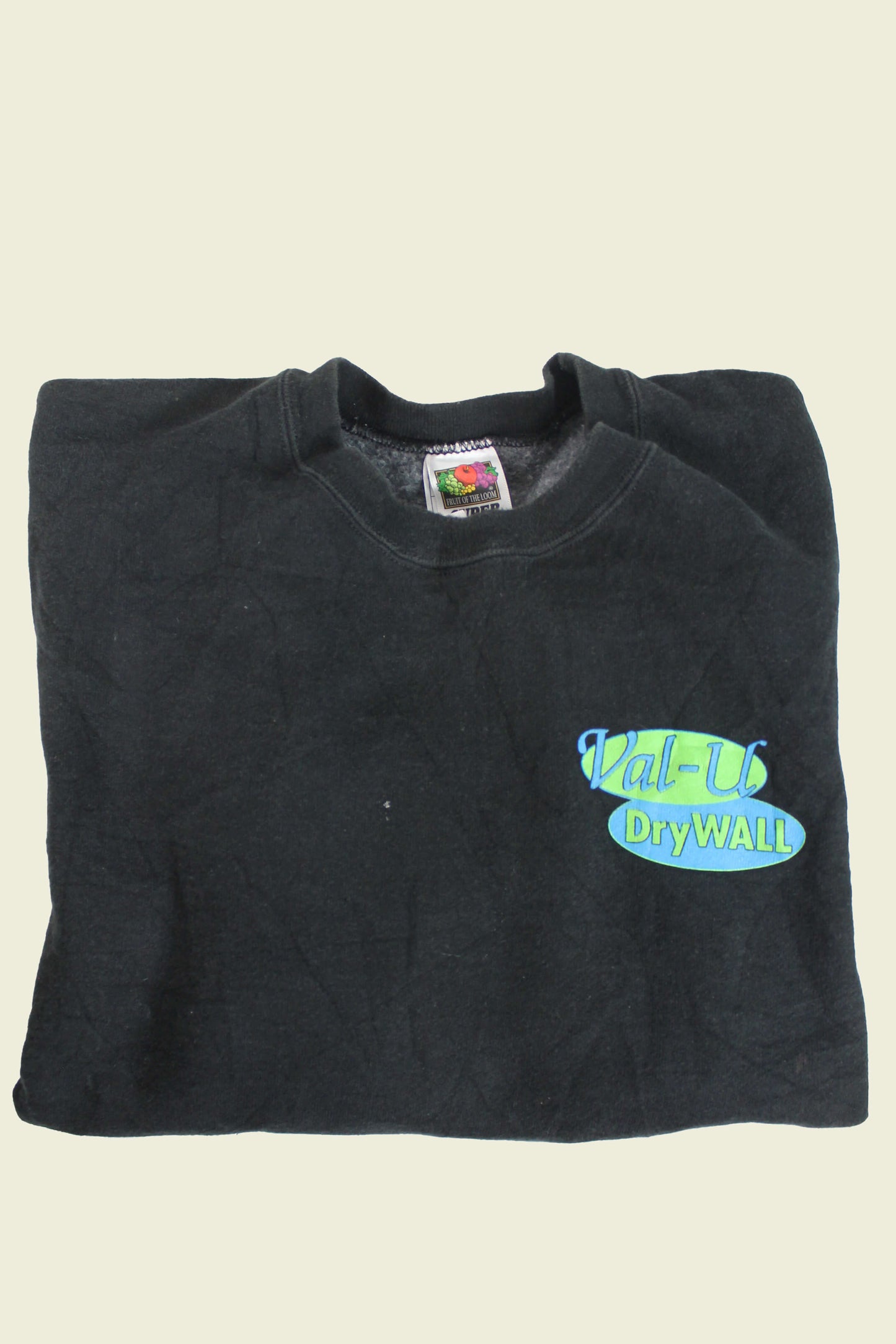 Vintage Sweatshirt Val-U Dry Wall Size L